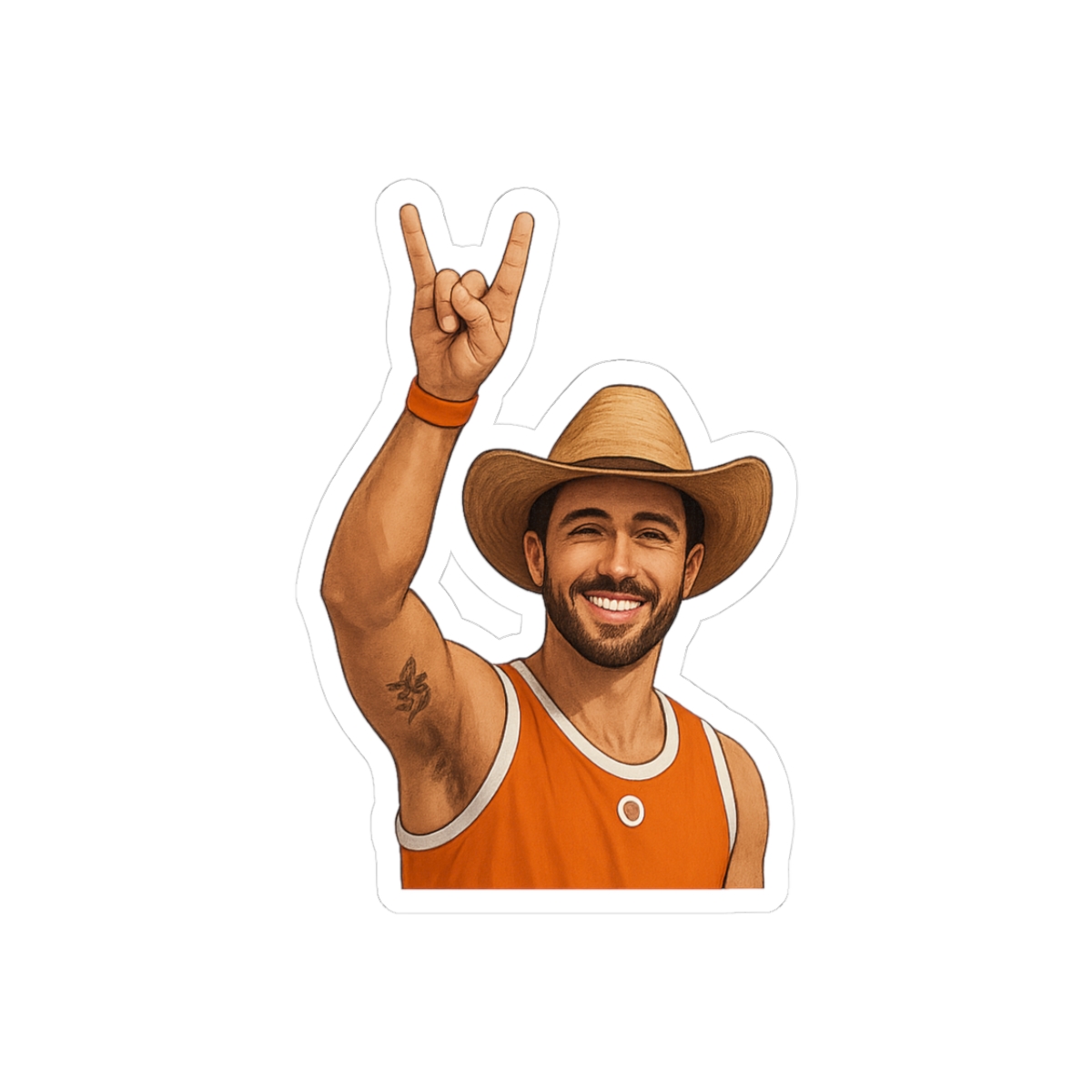 Cowboy Daniel Sticker