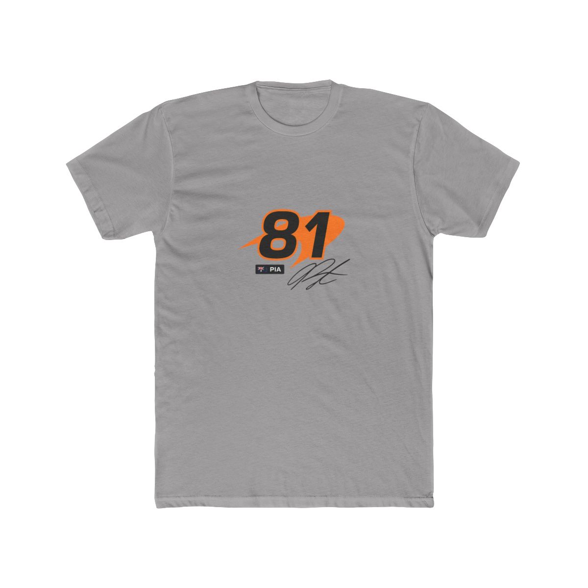 Oscar Piastri F1 Race Number Graphic T-Shirt