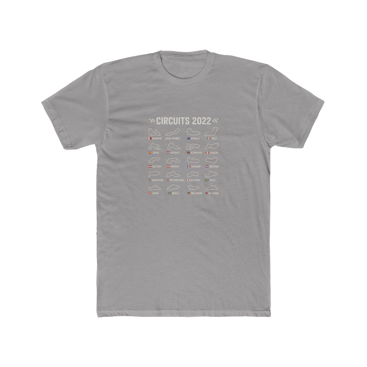 Formula One Circuits Racing T-Shirt