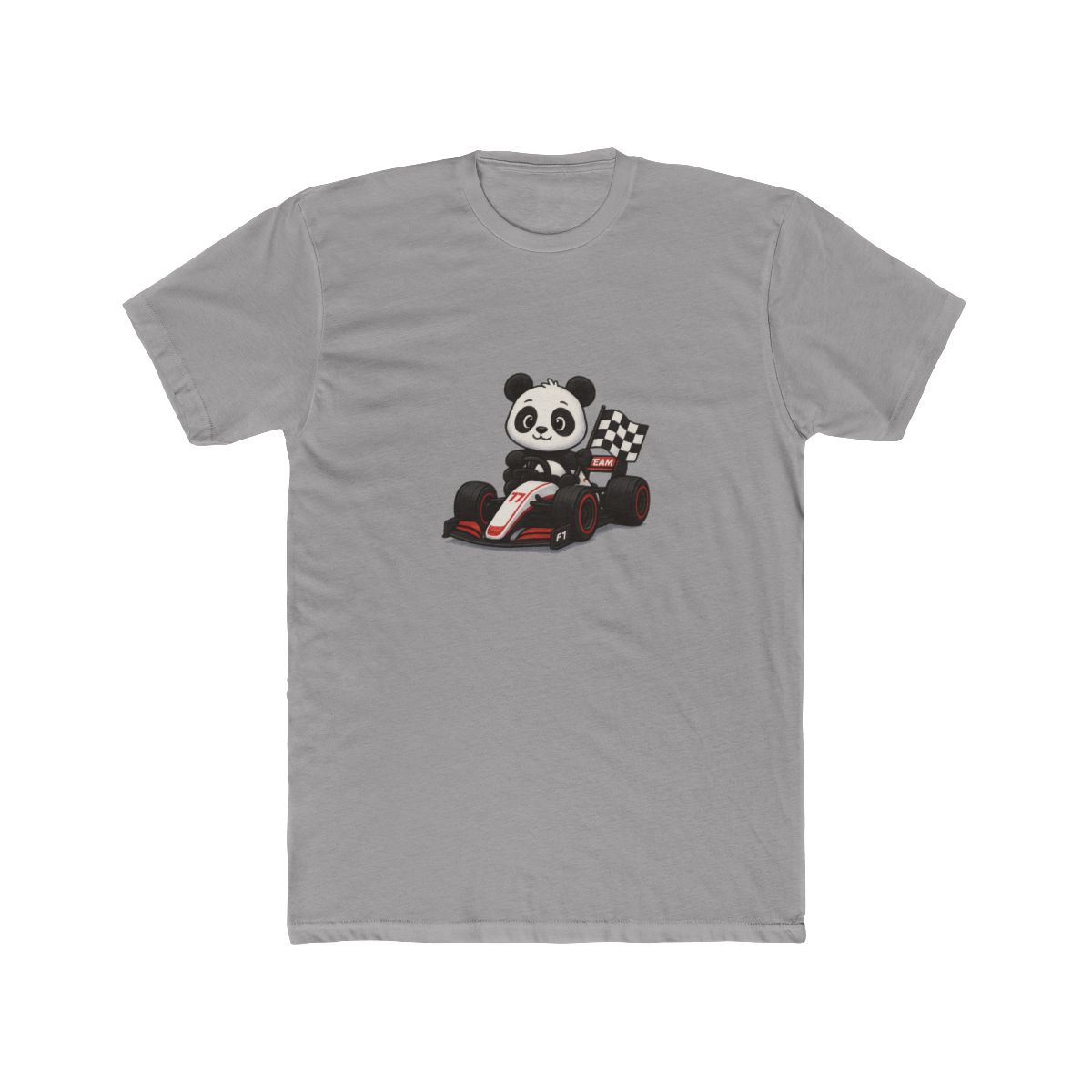 Funny Panda Formula 1 Racer T-Shirt