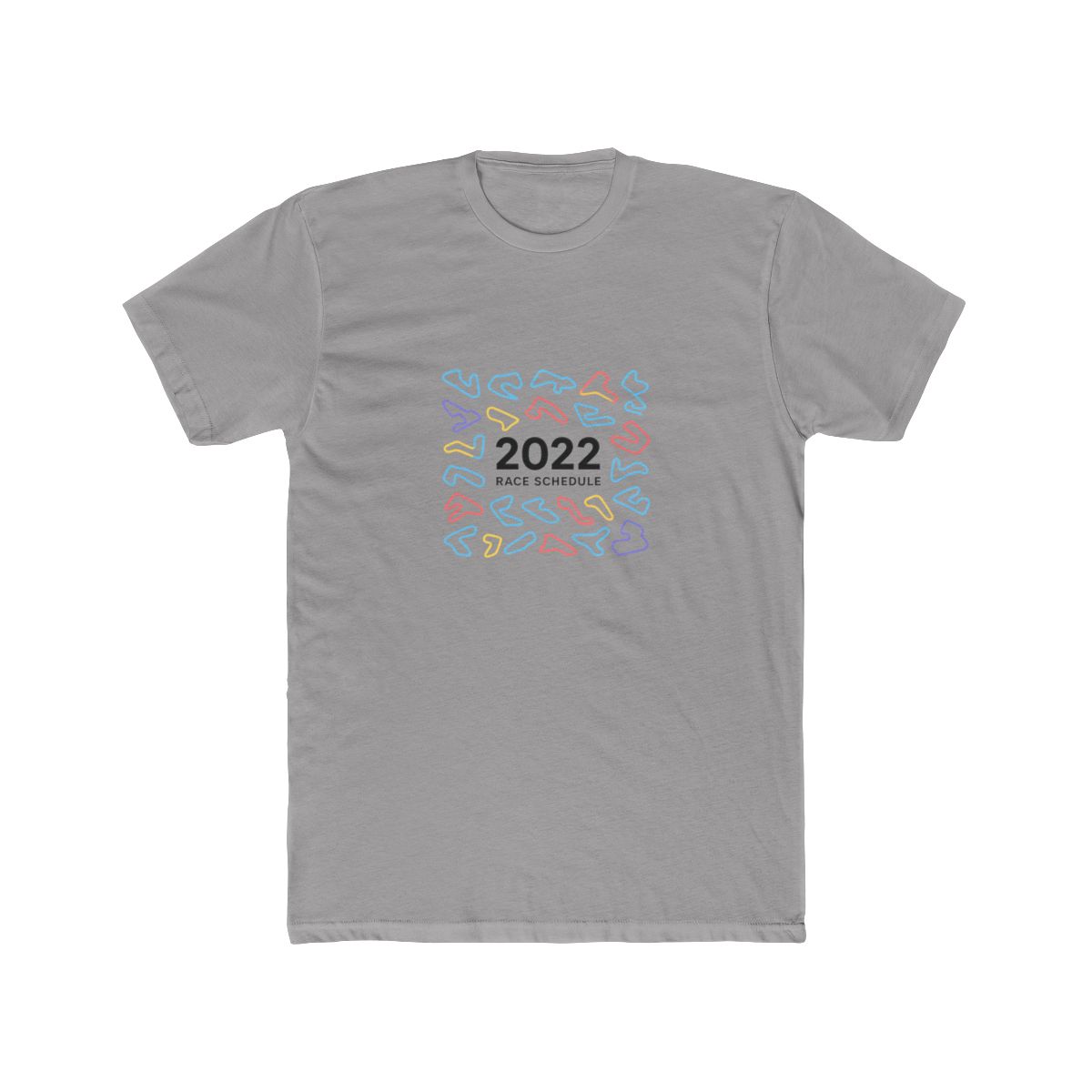 Formula 1 2022 Race Tracks & Schedule T-Shirt