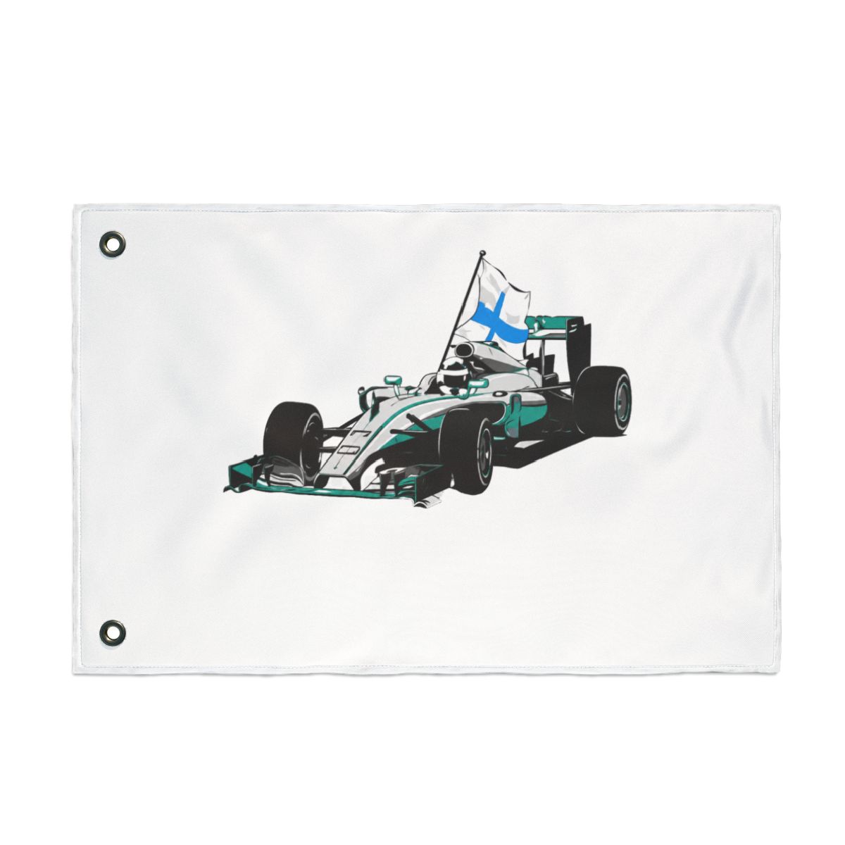 Formula One - Formula 1 - Finland Flag
