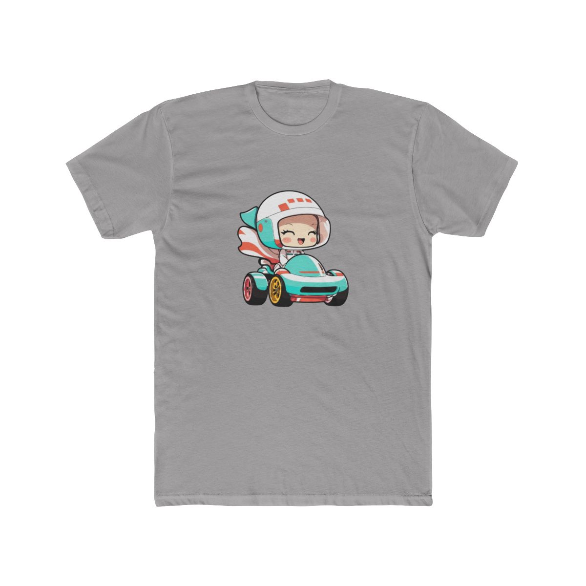 Cute happy kawaii girl formula 1 driver T-Shirt
