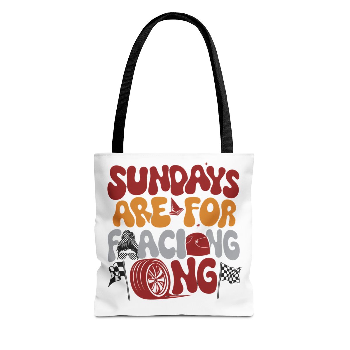ZJXHPO Sunday Racing Bags - Reusable Grocery Shopping Bag for Race Lovers - Sundays Handbag